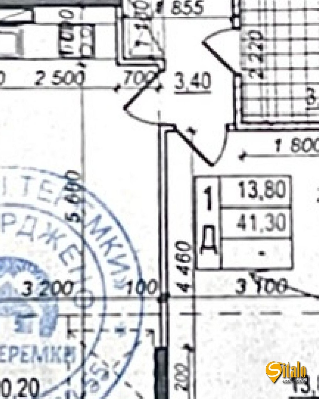 Продаж 1-кімнатної квартири 41 м²