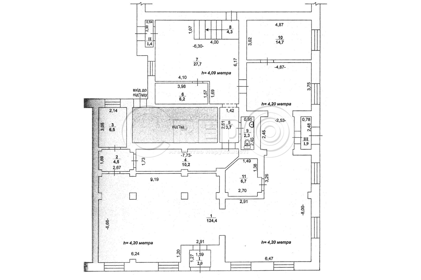 Аренда магазина 216.5 м², Гагарина просп.