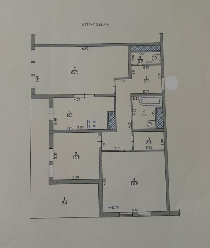 Продажа 3-комнатной квартиры 90 м², 8 Марта (Слобожанское) ул., 9В