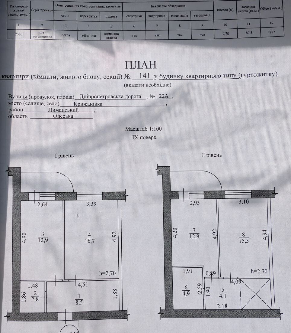 Продажа 3-комнатной квартиры 80.5 м², Семена Палия ул., 22А