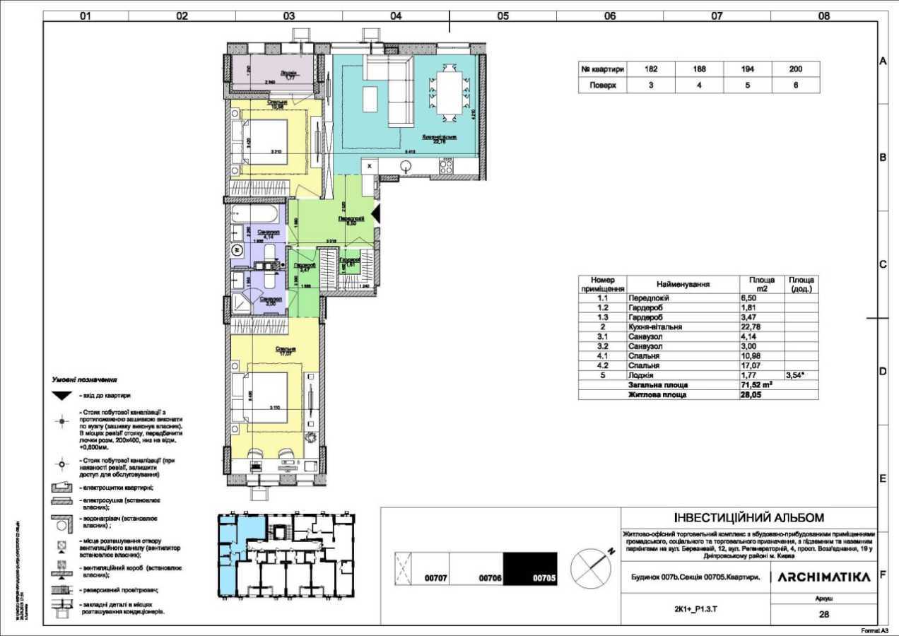 Продажа 3-комнатной квартиры 72 м², Березневая ул., 12