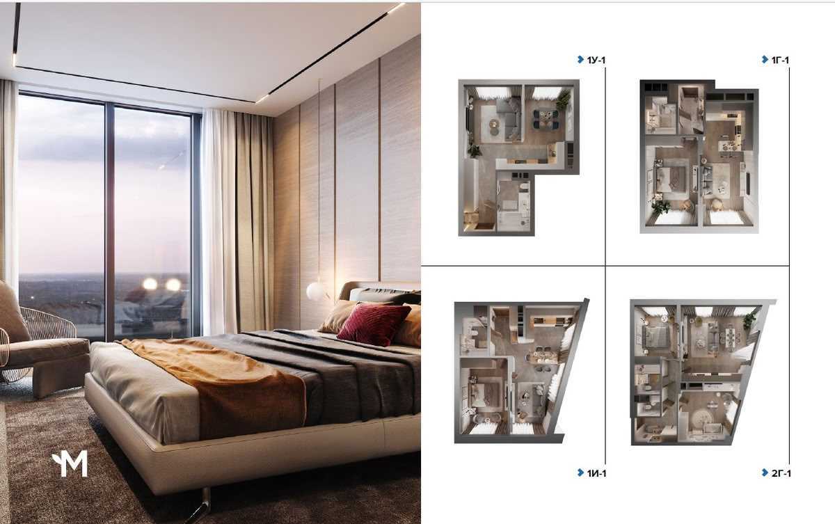 Продажа 1-комнатной квартиры 44.39 м², Академика Заболотного ул., 1Б