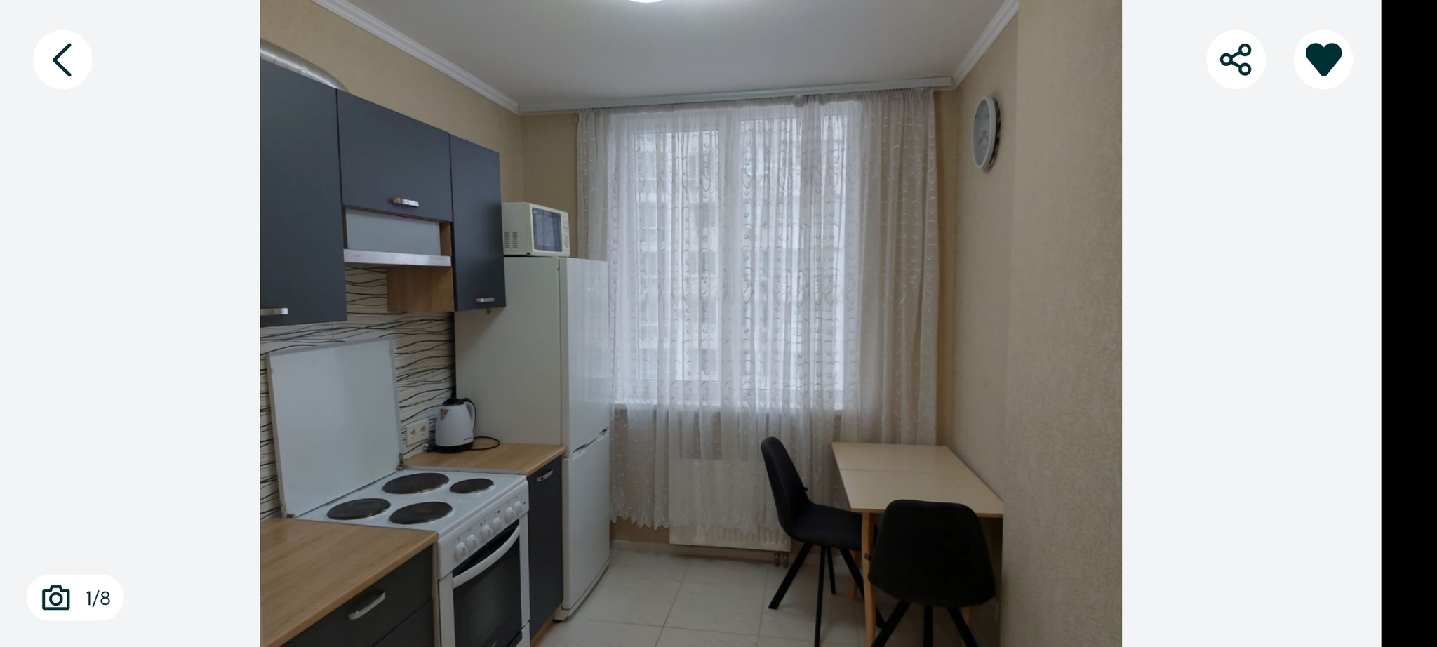 Аренда 1-комнатной квартиры 39 м², Светлая ул., 3А