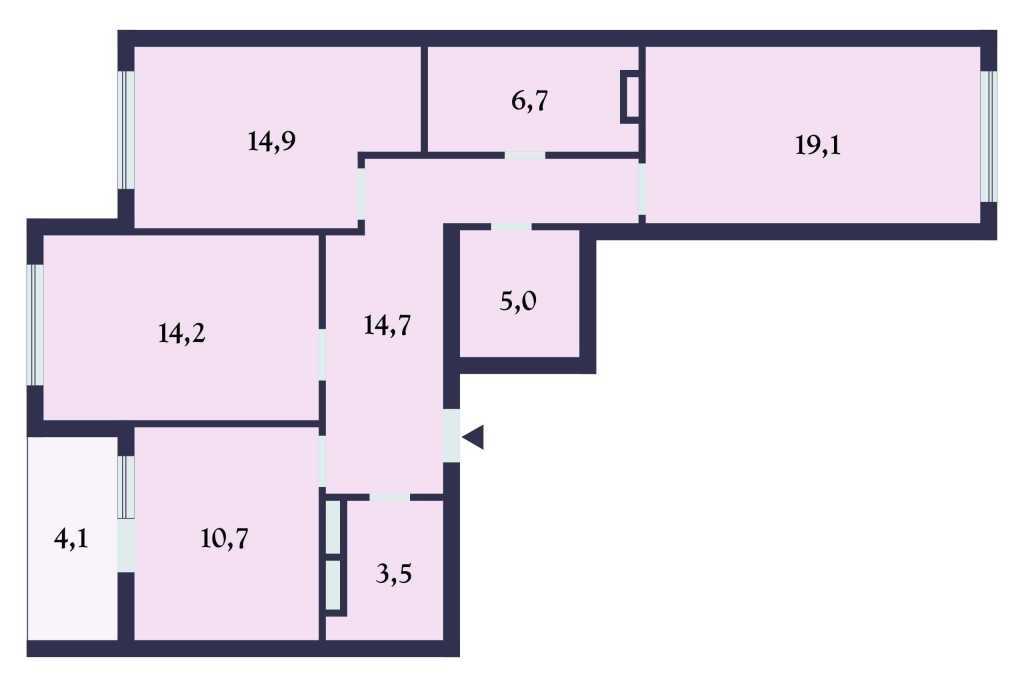 Продажа 3-комнатной квартиры 93 м², Тираспольская ул., 52