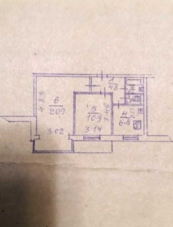 Продажа 2-комнатной квартиры 47 м², Энтузиастов ул., 25