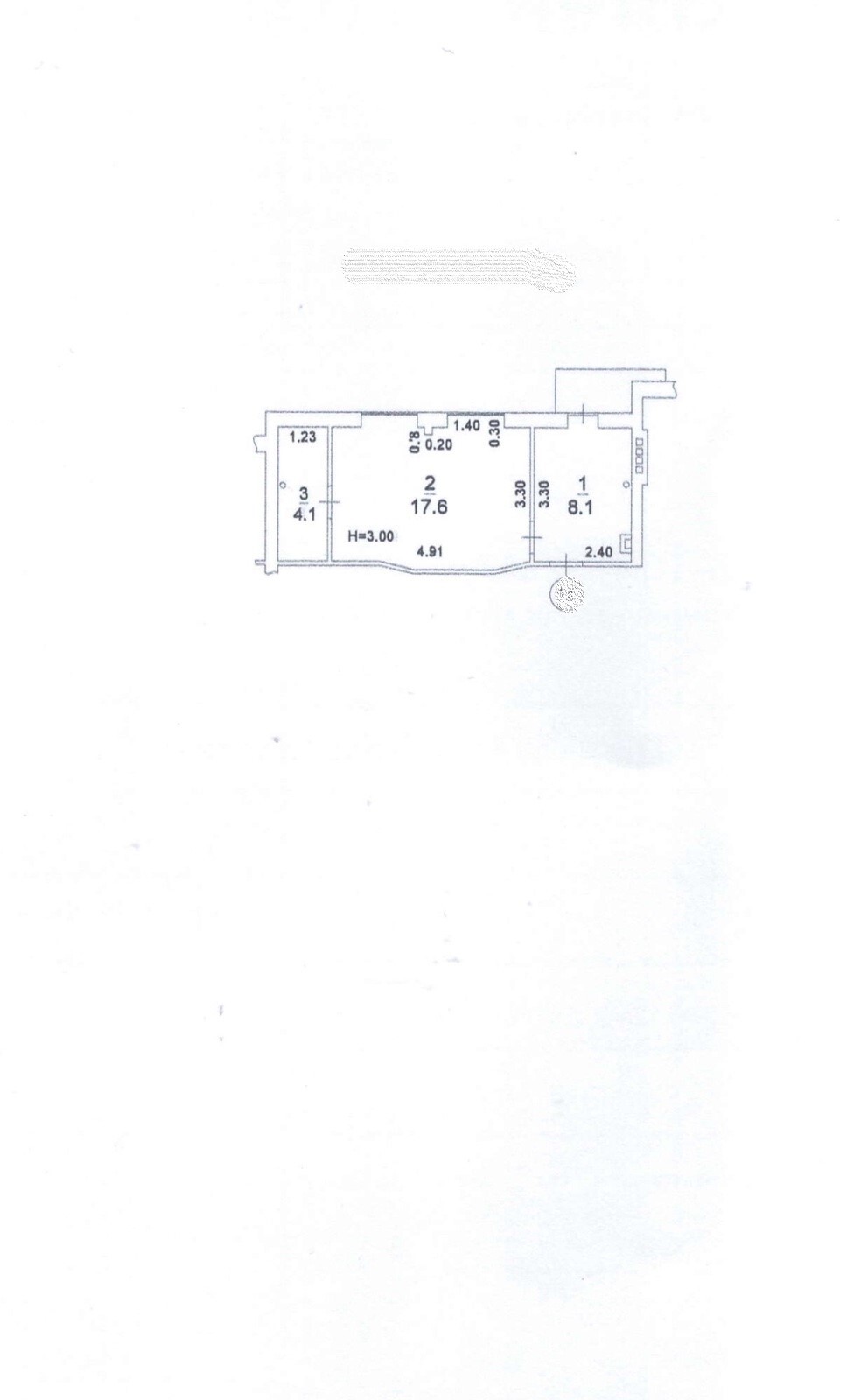 Продажа 1-комнатной квартиры 31 м², Кордонный пер.