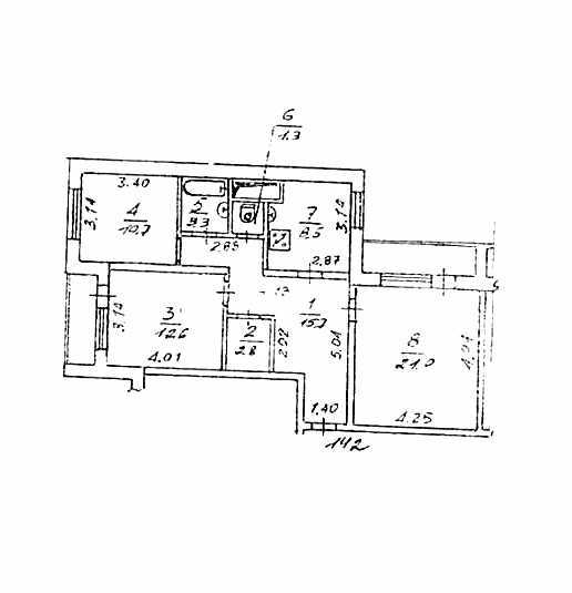 Продажа 3-комнатной квартиры 79.4 м², Кадетский Гай ул., 7
