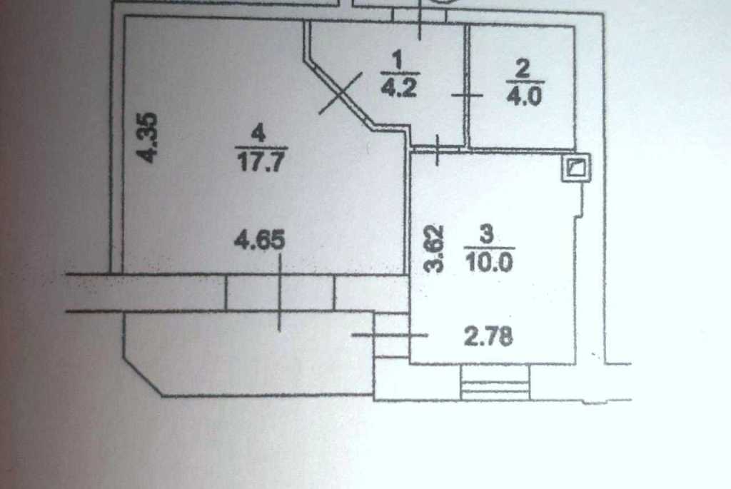Аренда 1-комнатной квартиры 39 м², Черкасская ул., 38