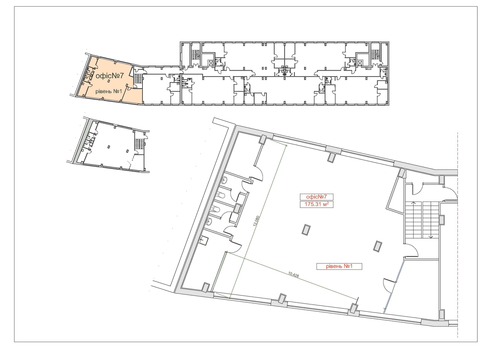 Аренда офиса 175 м², Глубочицкая ул., 17