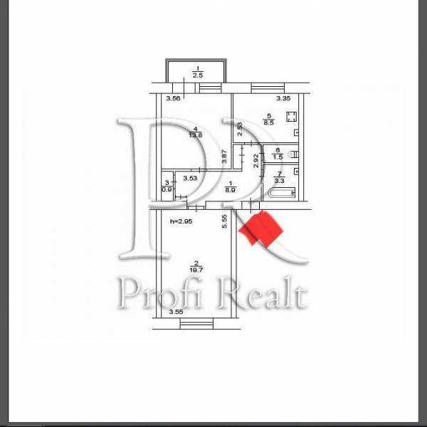 Продажа 2-комнатной квартиры 59 м², Ломоносова ул., 75