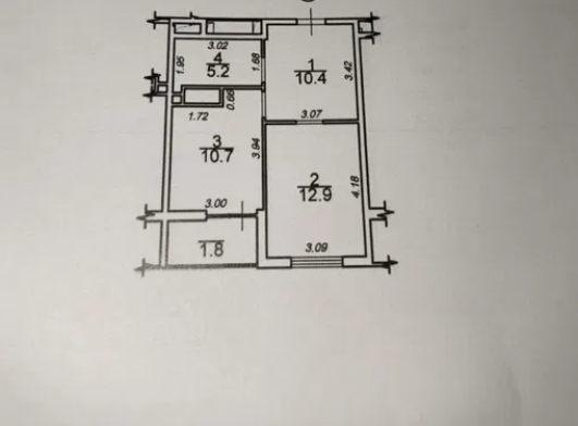 Продаж 1-кімнатної квартири 41 м², Краснова вул.