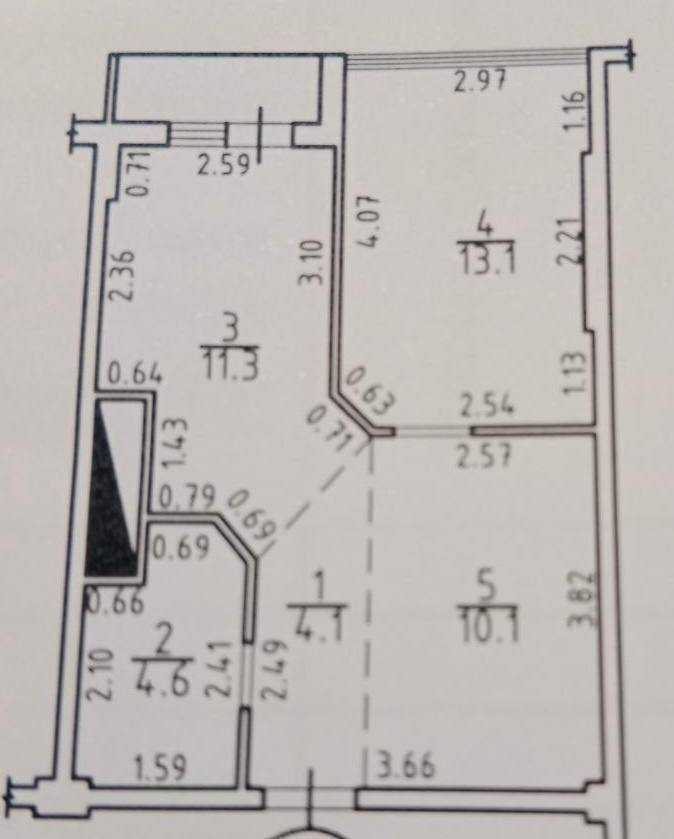 Продажа 1-комнатной квартиры 44 м², Жемчужная ул., 3
