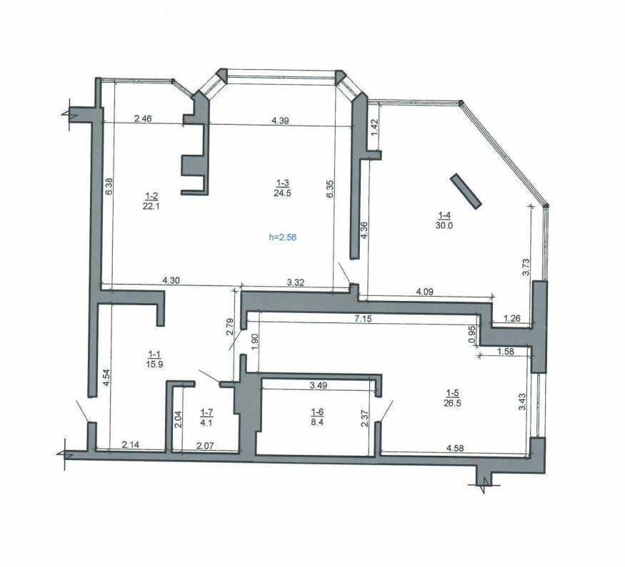 Продажа 3-комнатной квартиры 131.5 м², Парковая ул., 2/2