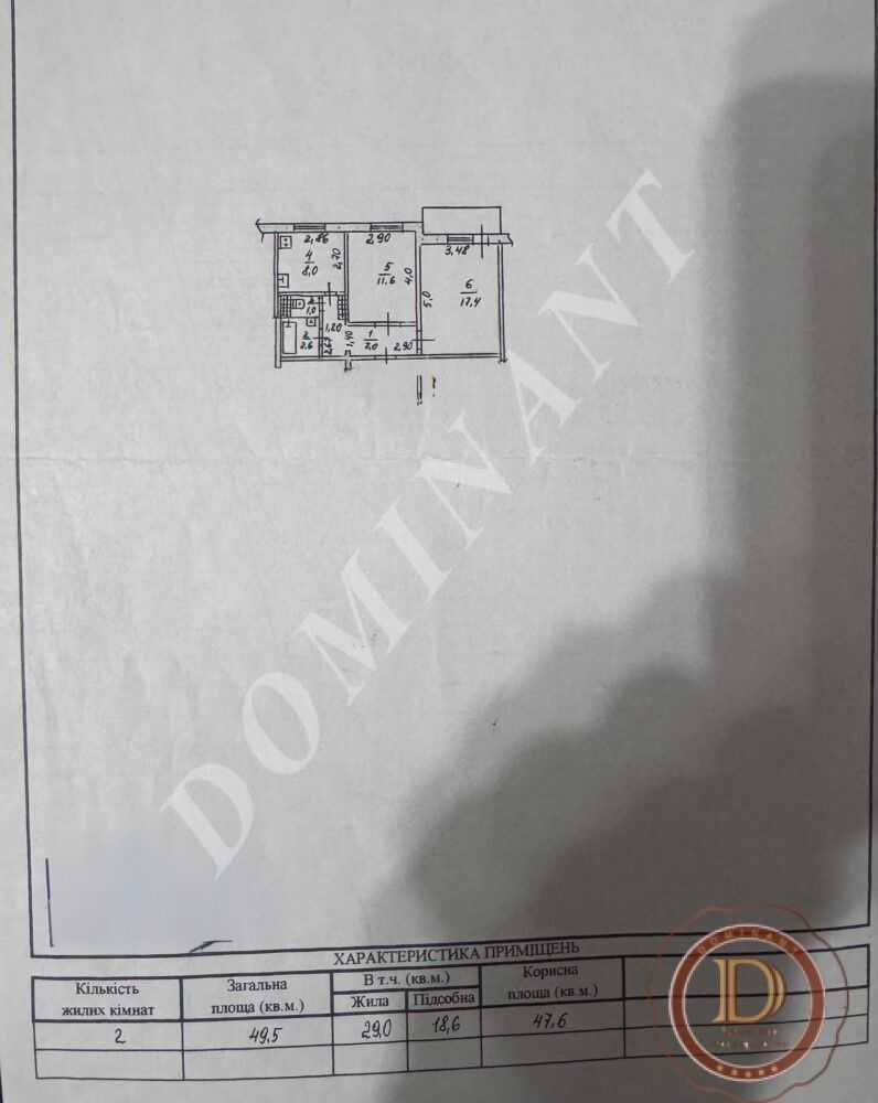 Продажа 2-комнатной квартиры 50 м², Звенигородская ул., 10