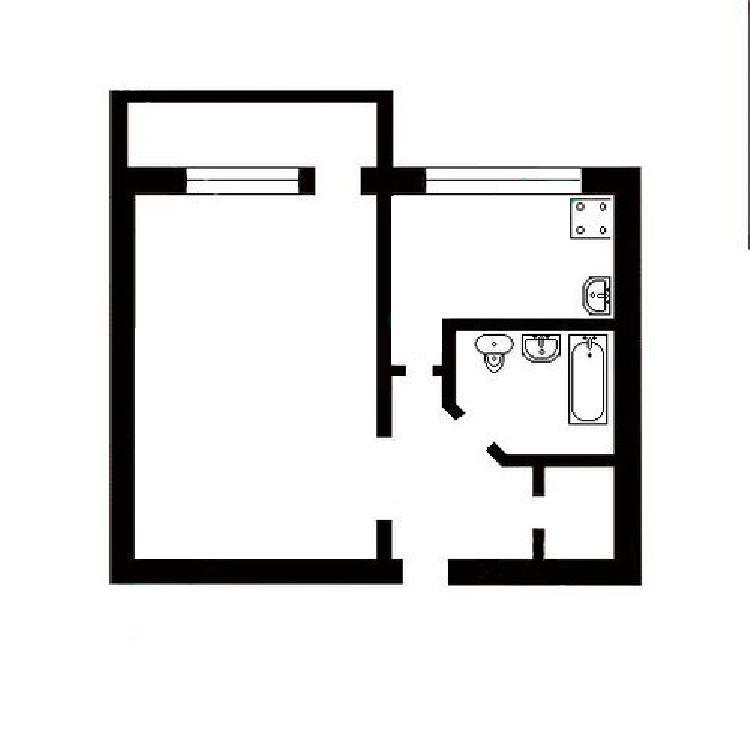 Оренда 1-кімнатної квартири 29.6 м², Парково-Сирецька вул., 6