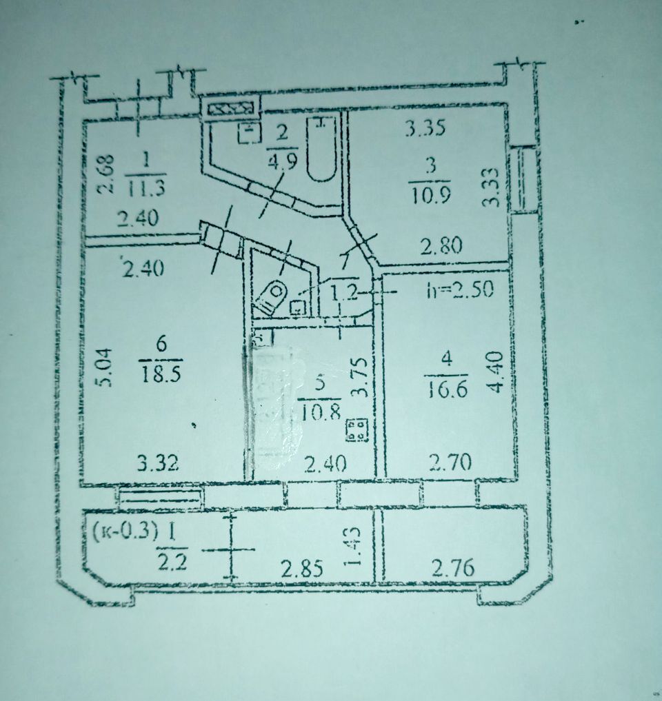 Аренда 3-комнатной квартиры 76 м², Рабочая ул., 152