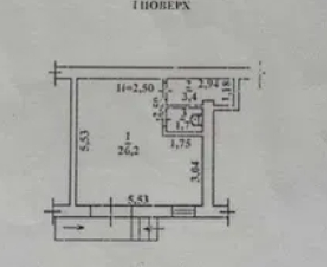 Оренда приміщення вільного призначення 32 м², Середньофонтанська вул.