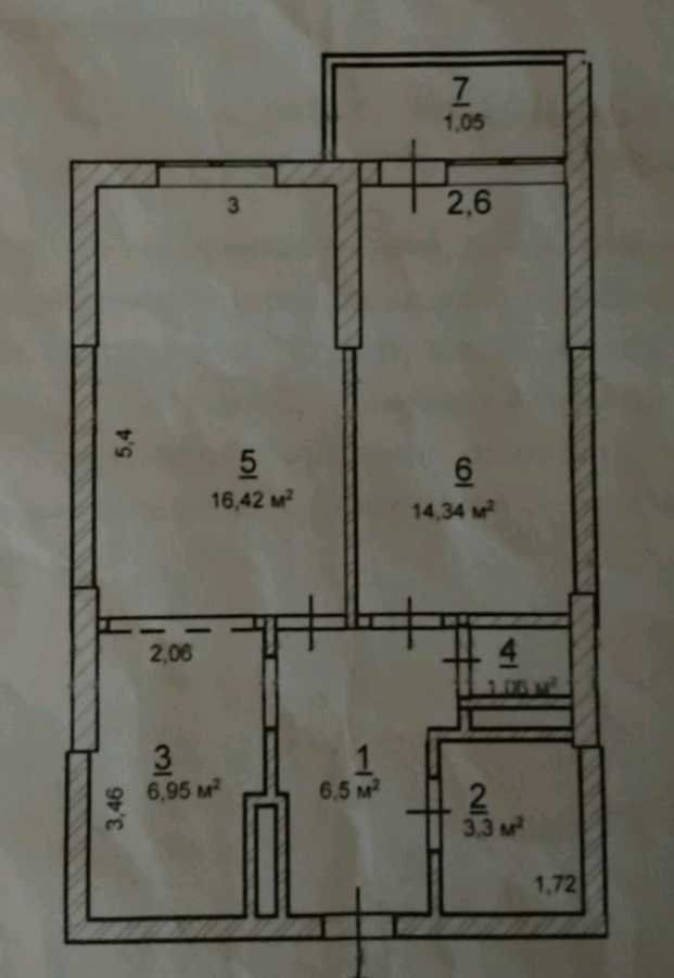 Продаж 2-кімнатної квартири 49 м², Лобачевського пров., 7
