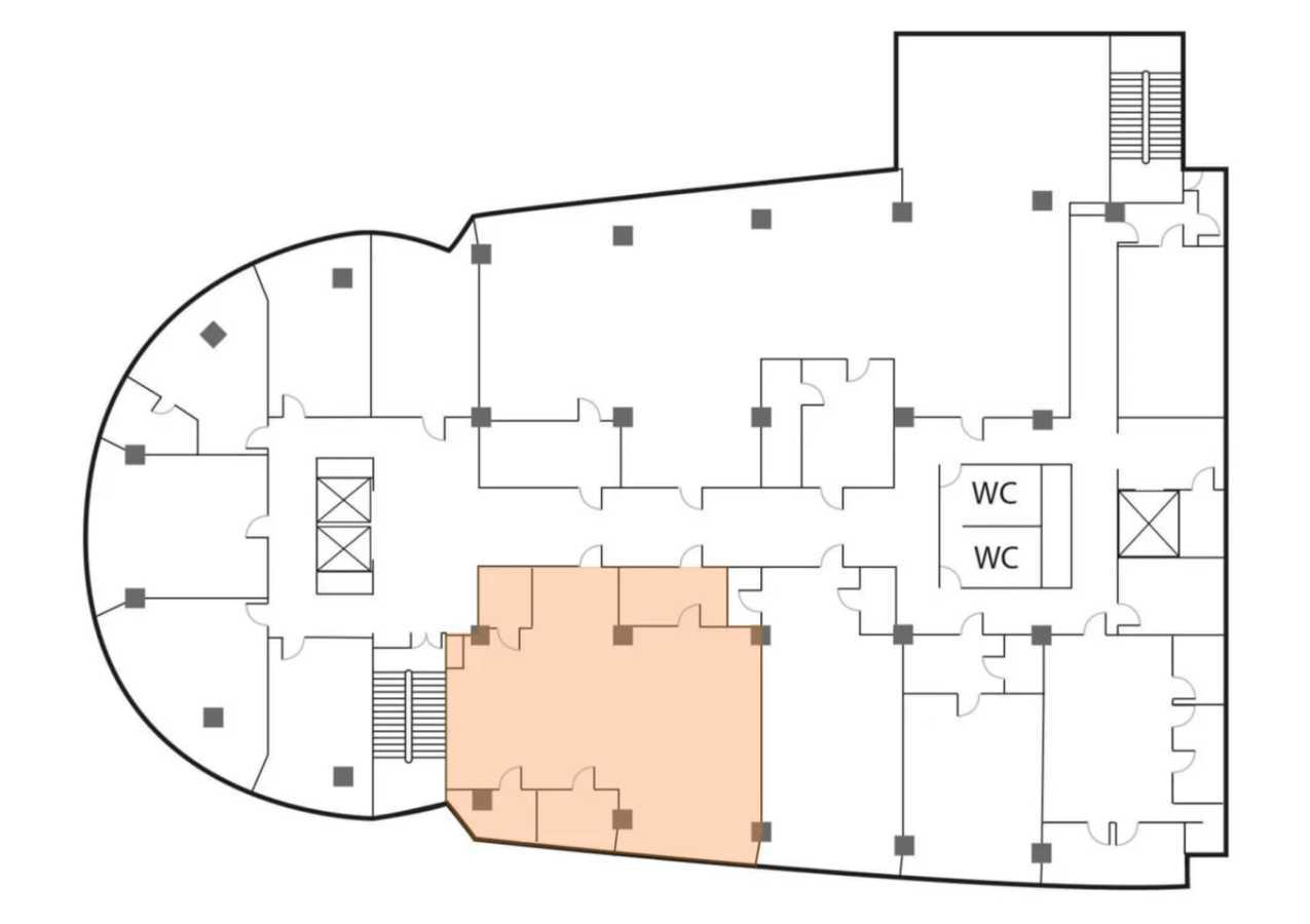 Аренда офиса 132 м², Евгения Сверстюка ул., 2А