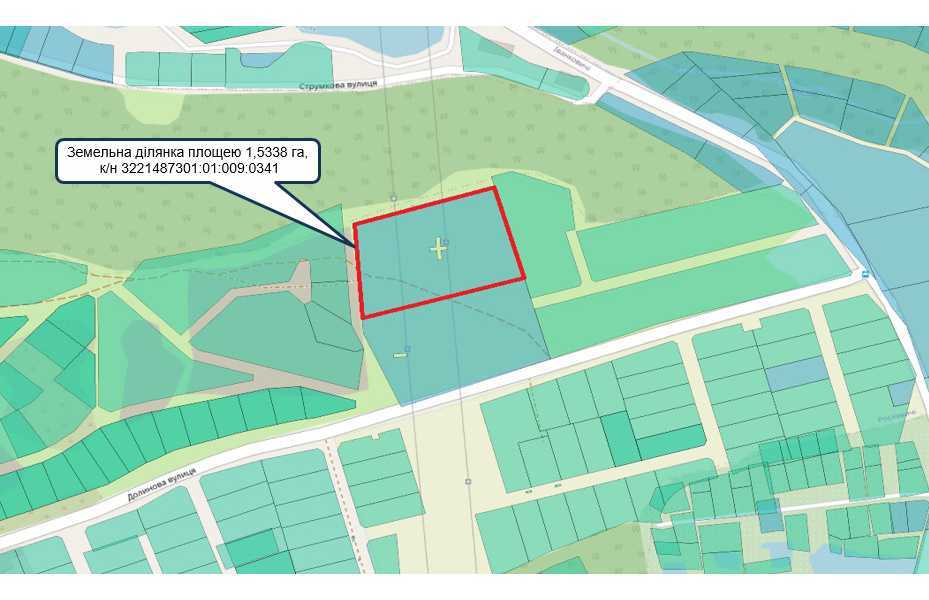 Продаж ділянки для особистого сільського господарства 153 соток, Долинова