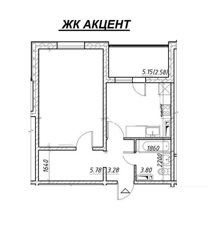 Продажа 1-комнатной квартиры 43 м², Академика Глушкова просп., 9Е