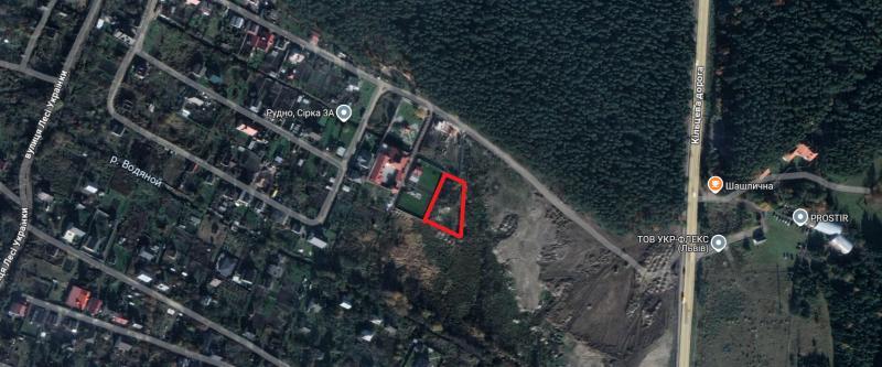 Продажа участка для личного сельского хозяйства 5.49 соток, Львівський район, Рудно