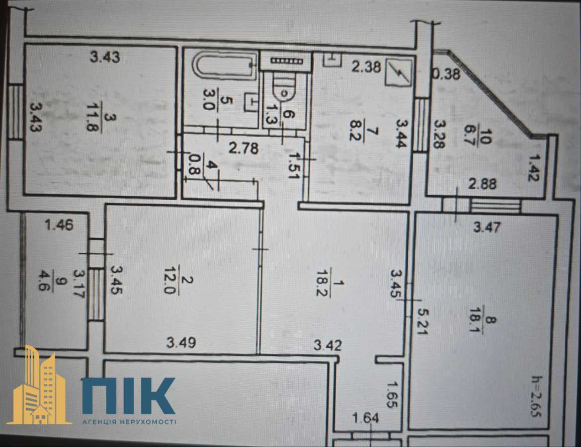 Продажа 3-комнатной квартиры 85 м², Срибнокильская ул., 14