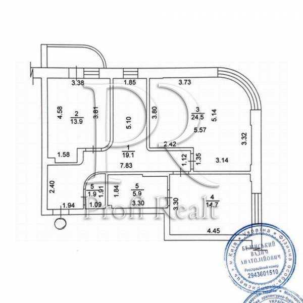 Продажа 2-комнатной квартиры 81 м², Степана Руданского ул., 4-6