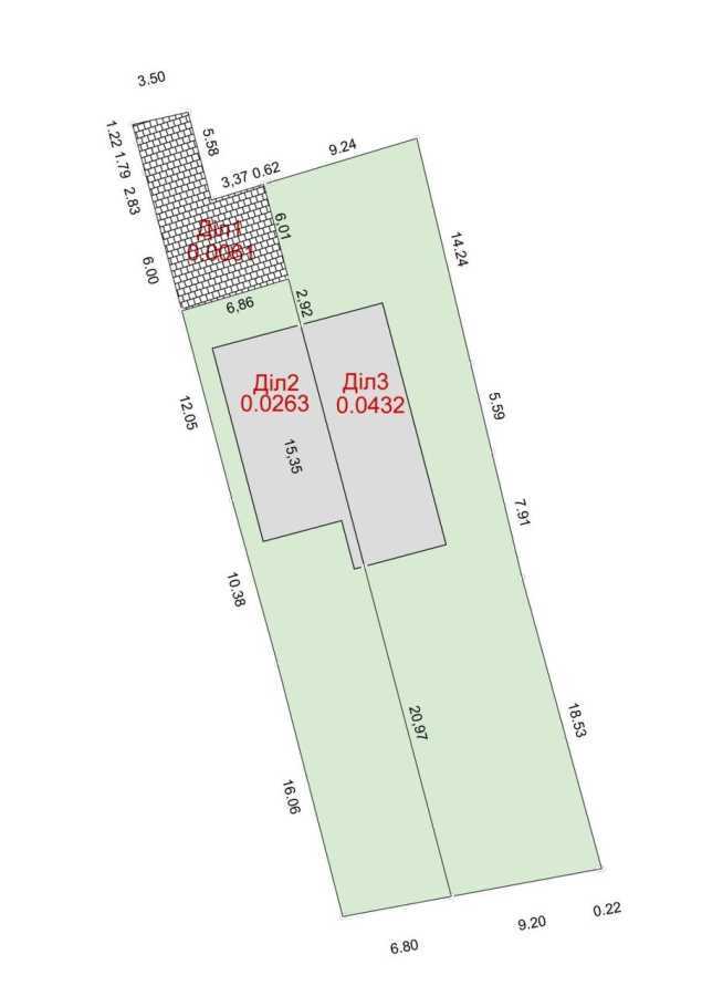 Продаж ділянки під індивідуальне житлове будівництво 7.57 соток, Василя Стуса