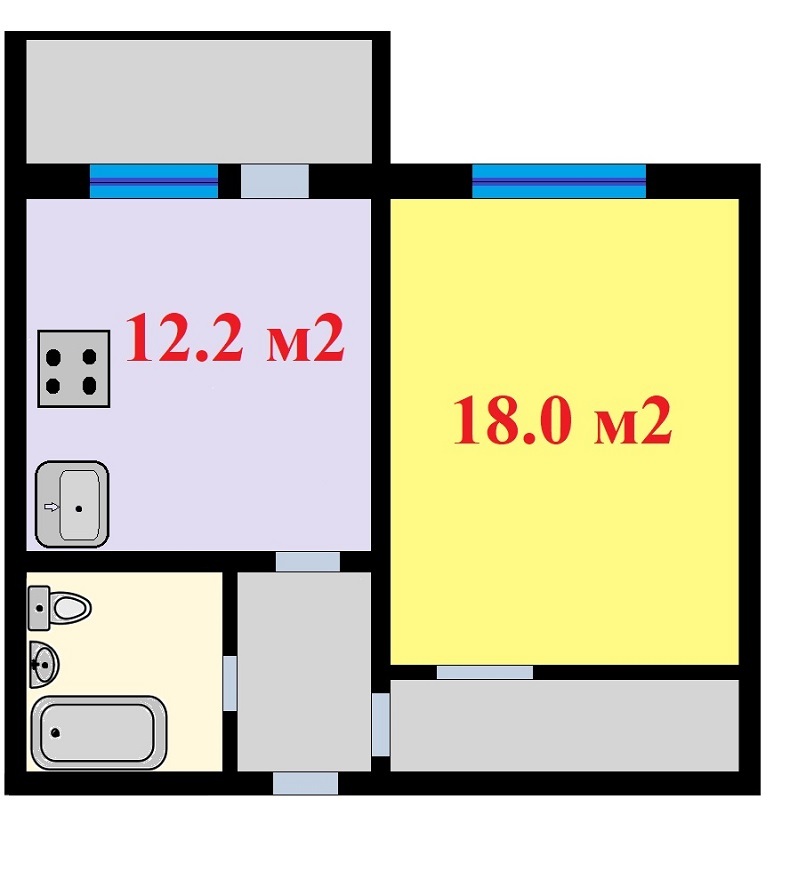 Продаж 1-кімнатної квартири 51 м², Моторний пров., 11а