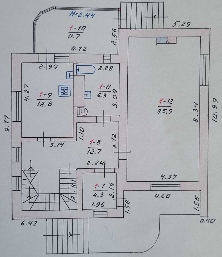 Продажа дома 240 м², 6-й Малоомеляновский пер., Мелянівський, 10