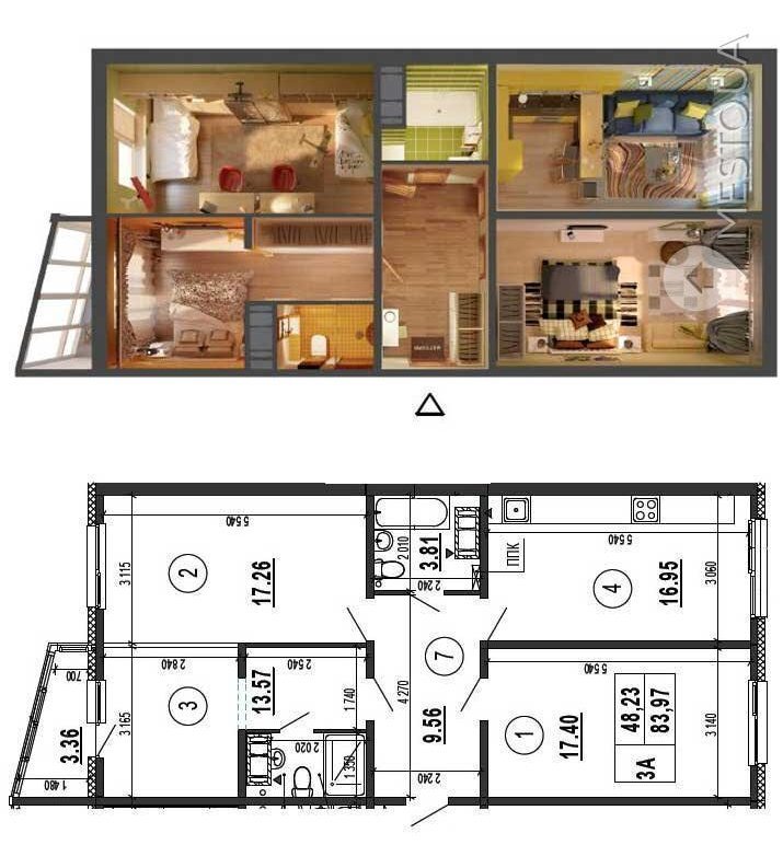 Продаж 3-кімнатної квартири 85 м², Бориса Гмирі вул.