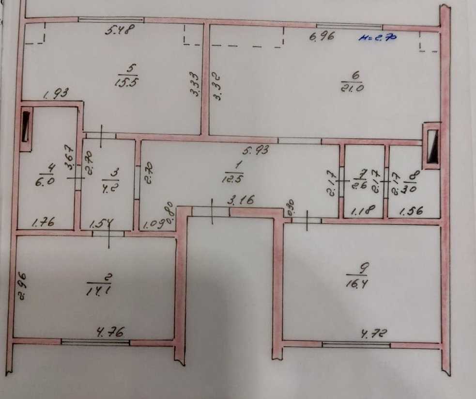 Продажа 3-комнатной квартиры 95.3 м², Ватутина ул., 15