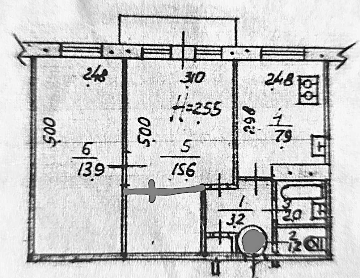 Продажа 2-комнатной квартиры 47 м², Васильковская ул., 19/15