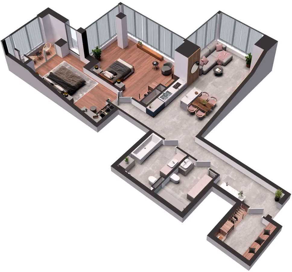 Продажа 2-комнатной квартиры 109 м², Владимира Антоновича ул., 136