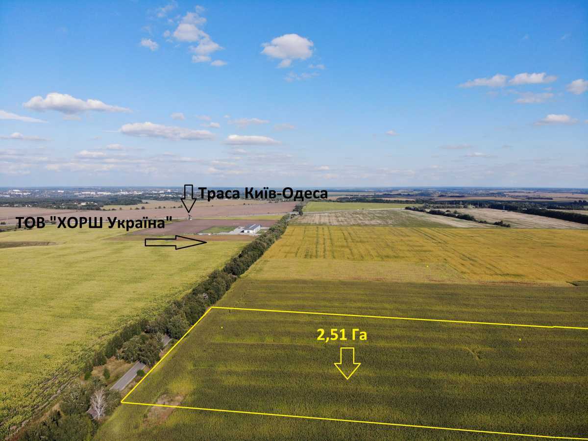 Продажа участка для личного сельского хозяйства 251 соток, Центральна