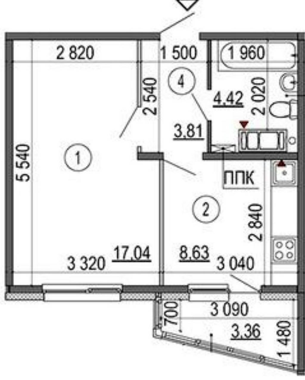 Продажа 1-комнатной квартиры 37 м², Вишняковская ул., 2