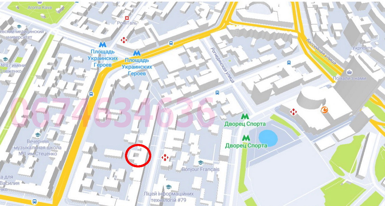 Оренда офісу 140 м², Шота Руставелі вул., 34