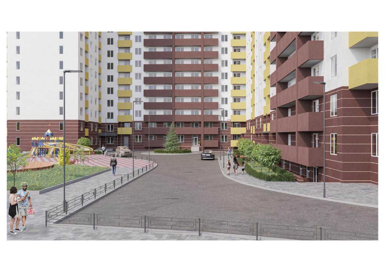 Продажа 1-комнатной квартиры 43.4 м², Украинская ул., 6