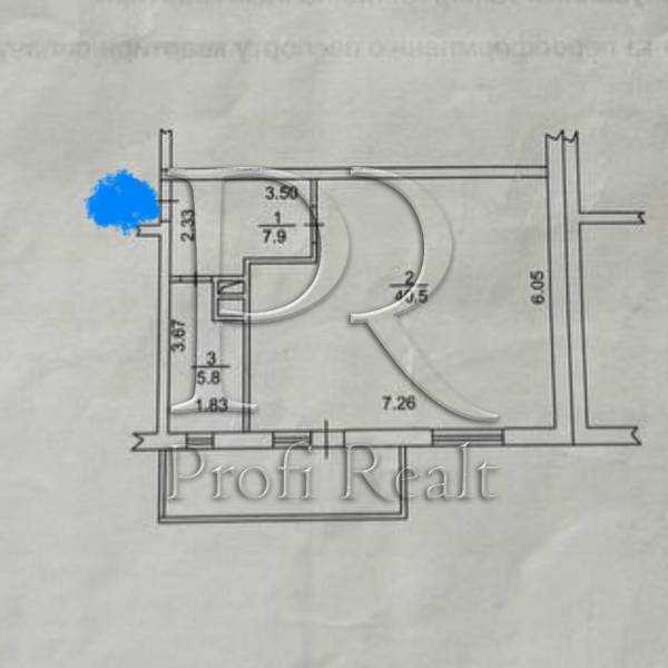 Продажа 1-комнатной квартиры 61 м², Елены Пчилки ул., 2А