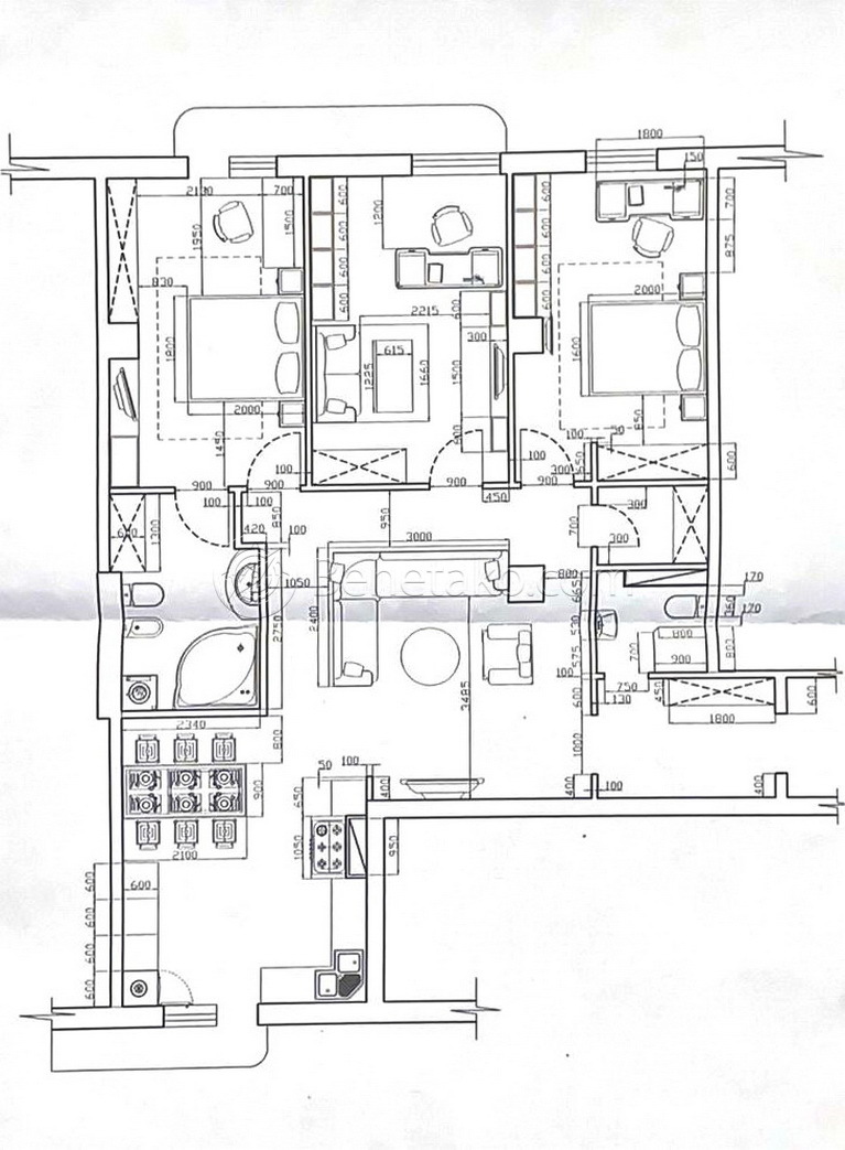 Оренда 4-кімнатної квартири 130 м², Греческая вул., 1А