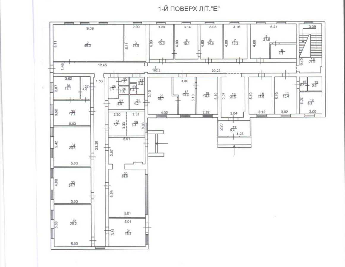 Продаж офісу 1235 м², Льва Толстого вул., 63