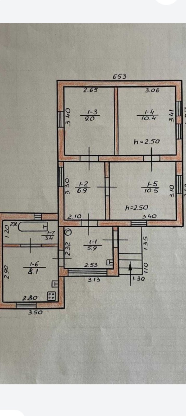 Аренда дома 65 м², Гагарина просп.
