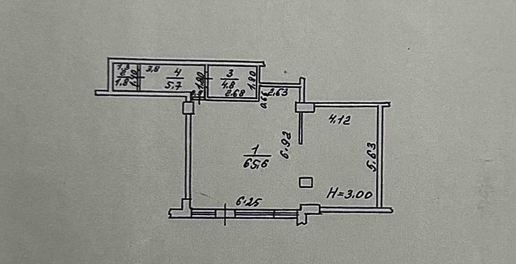 Продаж приміщення вільного призначення 78 м², Академіка Корольова вул.