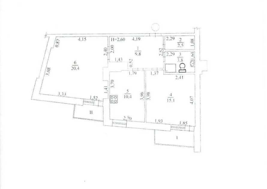 Продажа 2-комнатной квартиры 64.3 м², Пасечная ул., 33