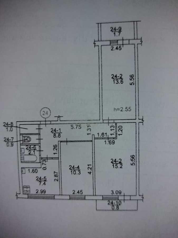 Продаж 3-кімнатної квартири 62 м², Романа Шухевича просп., 26Б