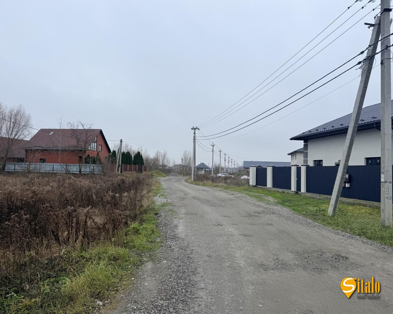 Продаж ділянки під індивідуальне житлове будівництво 12 соток