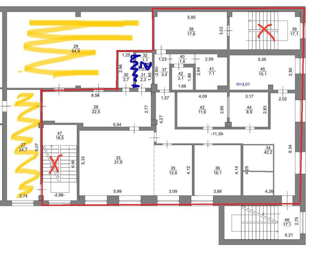 Аренда офиса 201 м², Николая Василенко ул., 5