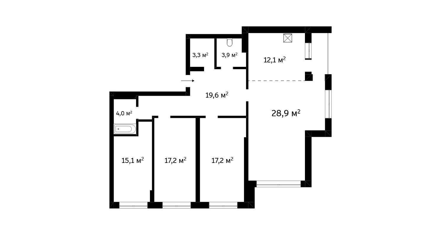 Продажа 4-комнатной квартиры 125 м², Родини Крістерів, 20