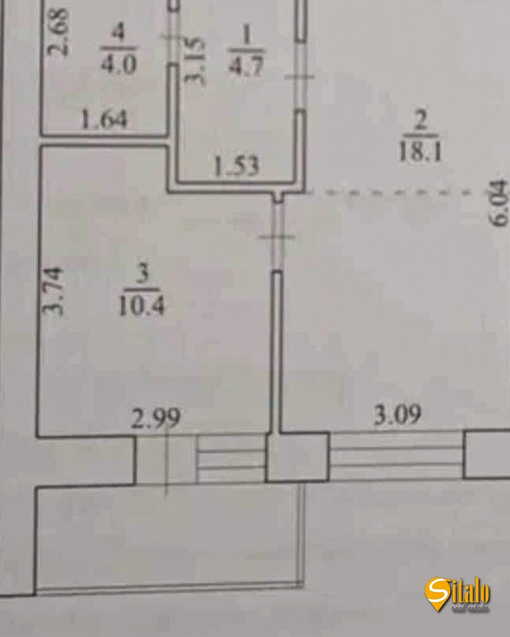 Продажа 1-комнатной квартиры 40 м², Полесская ул.